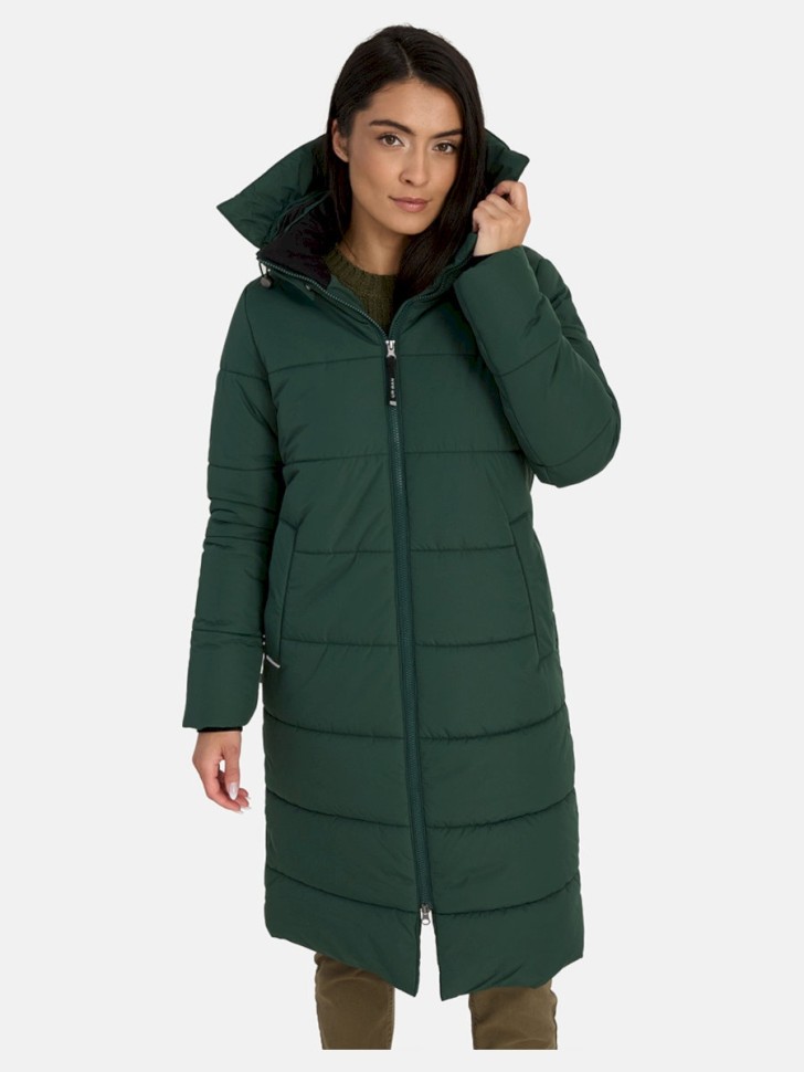 Пальто зимнее Huppa JOVIA 12888030-00097 зеленого цвета