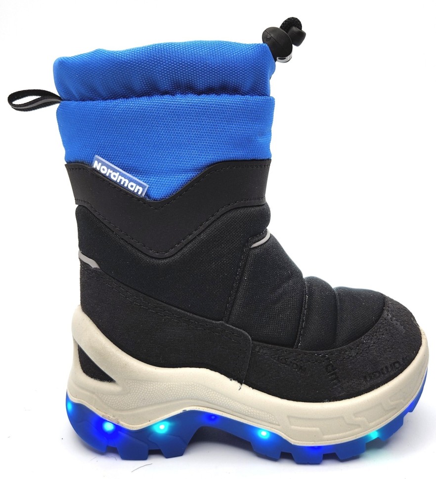 Зимние сапоги Nordman T-REX LED с подсветкой 1149-B01-01 (синий, черный)