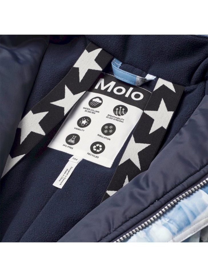 Комбинезон зимний Molo Polaris Fur 5W24N204-9111 (белые медведи)