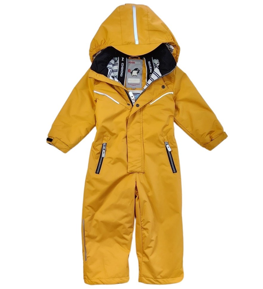 Комбинезон демисезонный PogoKids PG88199-6 (желтый)