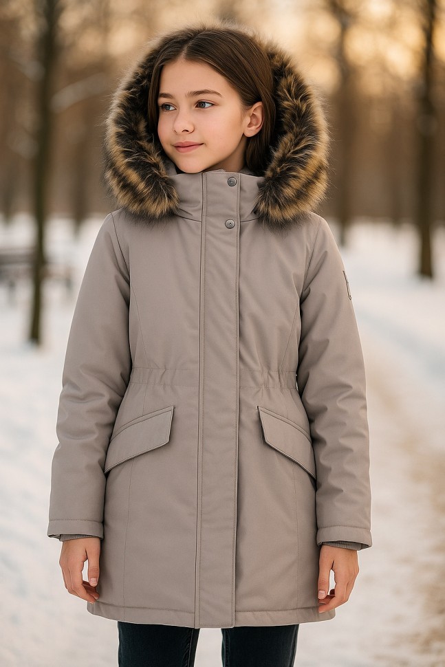 Парка зимняя Kerry ELLI K24671-508 (светло-бежевый)