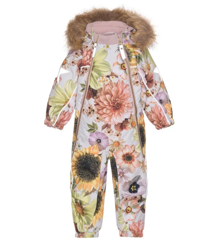 Комбинезон зимний Molo Pyxis Fur 5W23N104-6855 (Retro Flowers)