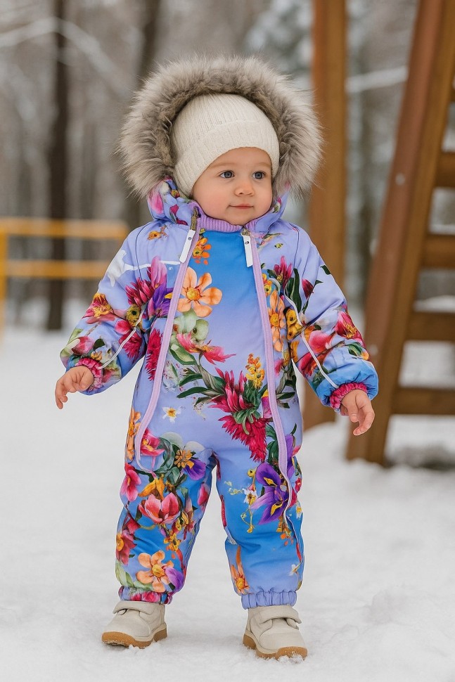 Комбинезон зимний Molo Pyxis Fur 5W24N104-9106 (Gradient Bloom)