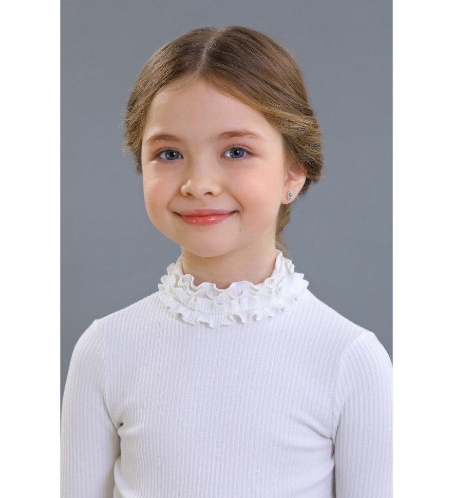 Блузка Маленькая Леди 2599-523-ТВР-4*4/330 (молочная)