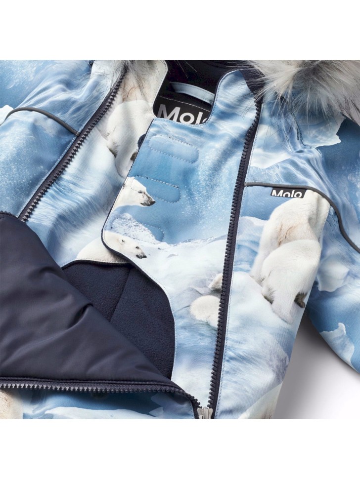 Комбинезон зимний Molo Pyxis Fur 5W24N104-9111 (Polar Bear Joy)