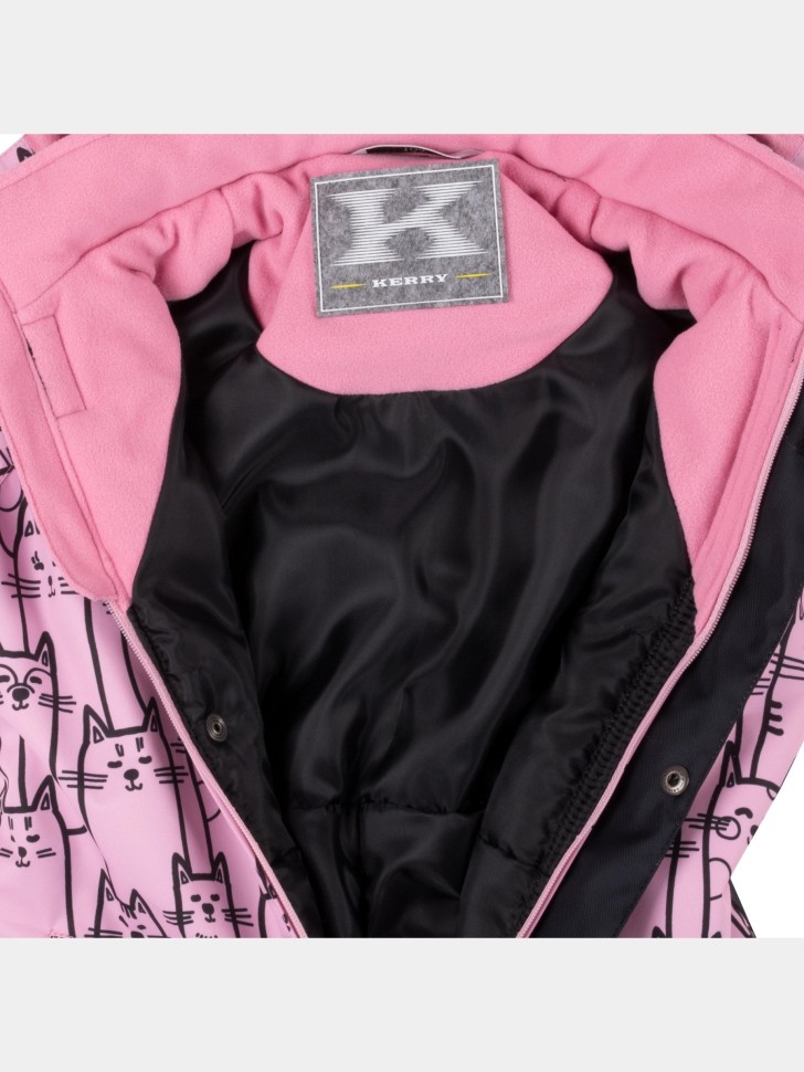Комбинезон демисезонный Kerry JOY K25018-1700 (розовый, котики)