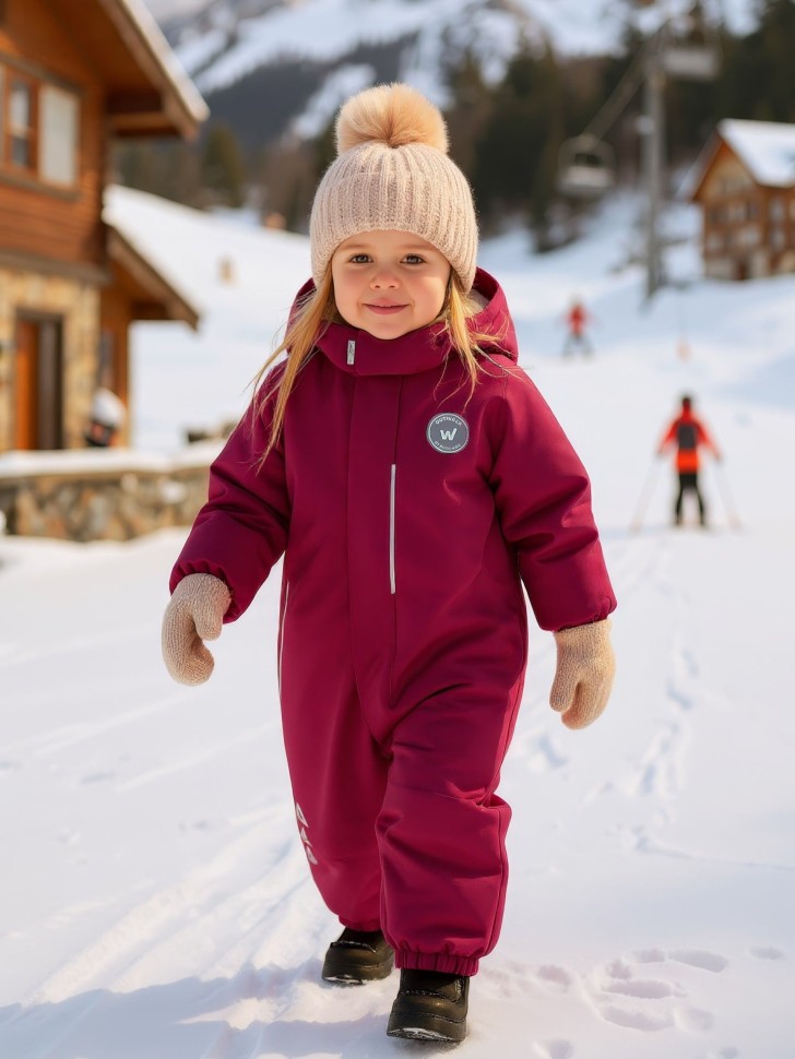 Комбинезон зимний OutWalk by PogoKids W25_PG-OW_88229-5 тёмно-лиловый