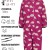 Комбинезон демисезонный PogoKids PG88261-1 (вишневый, ёжики)