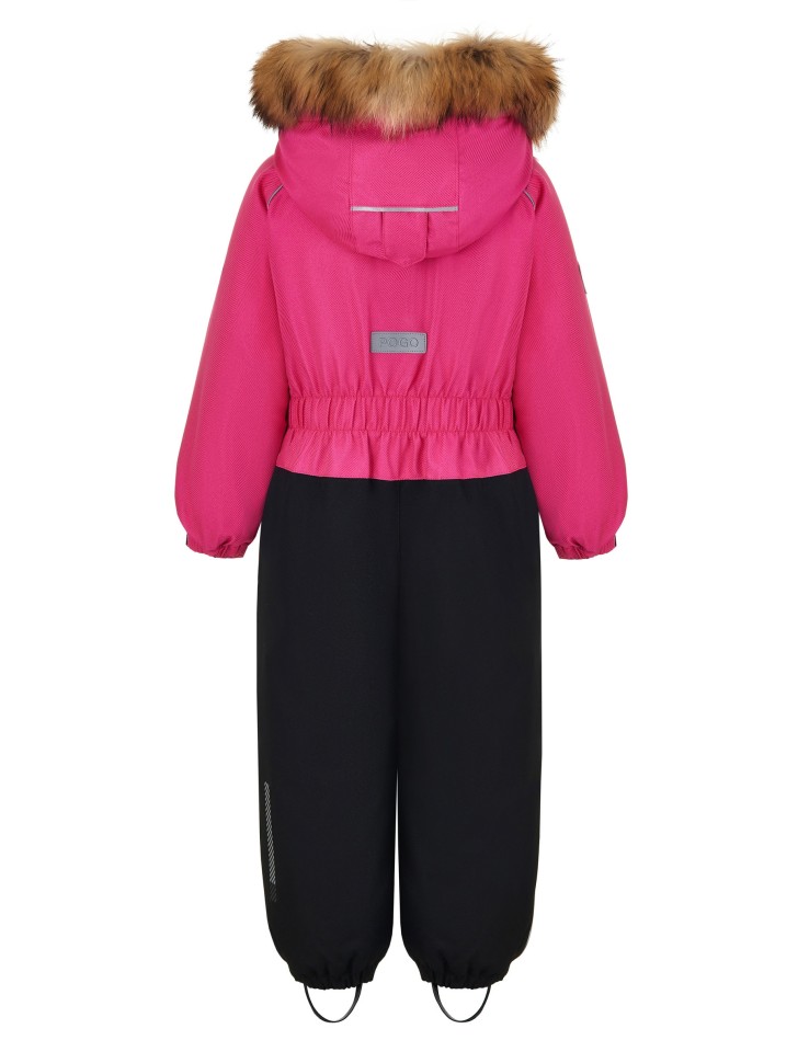 Комбинезон зимний PogoKids  W25_PG-88231-4 (фуксия-черный)