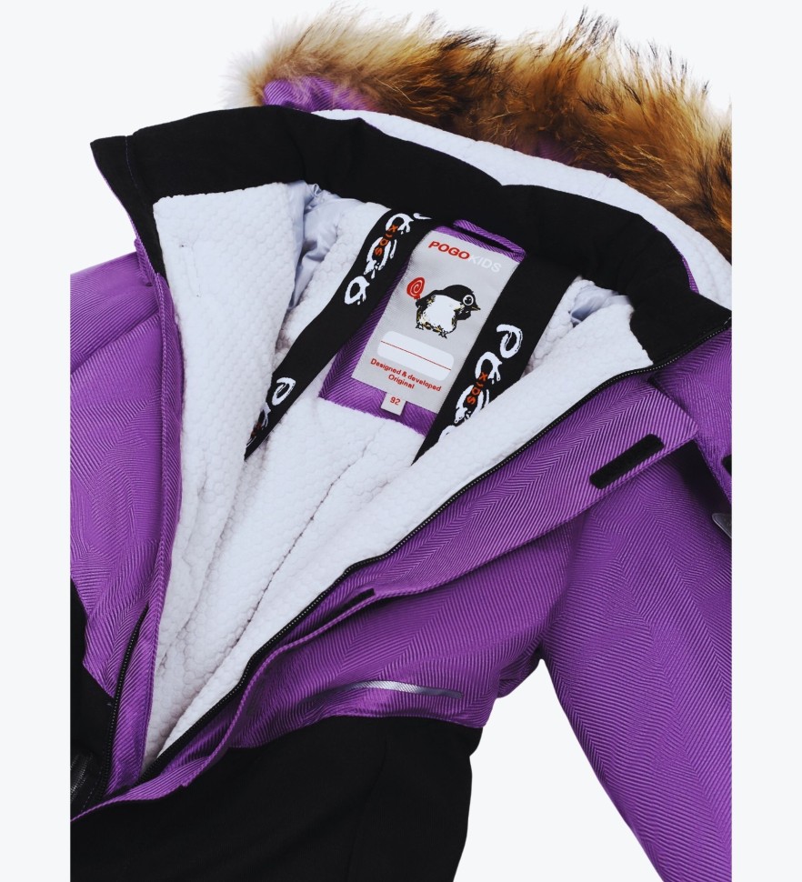 Комбинезон зимний PogoKids PG88231-8 (сиреневый)