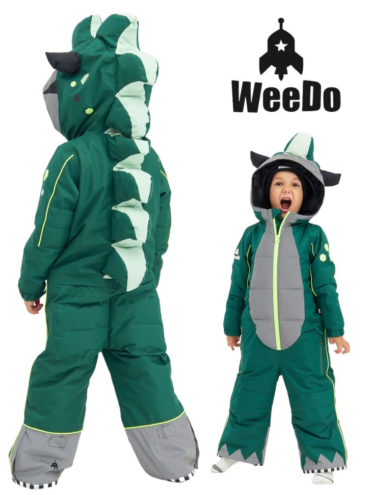 Комбинезон зимний WeeDo MONDO Silver Monster (Зеленый Монстр)