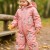 Комбинезон демисезонный PogoKids PG88301-8 (пудра, сурикаты)