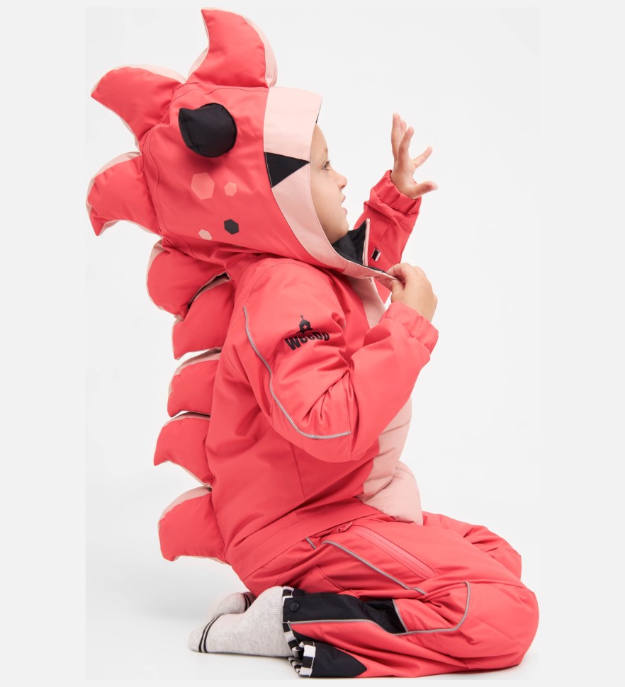 Комбинезон зимний WeeDo OLILIDO Monsterlili (Кораллово-Розовый)