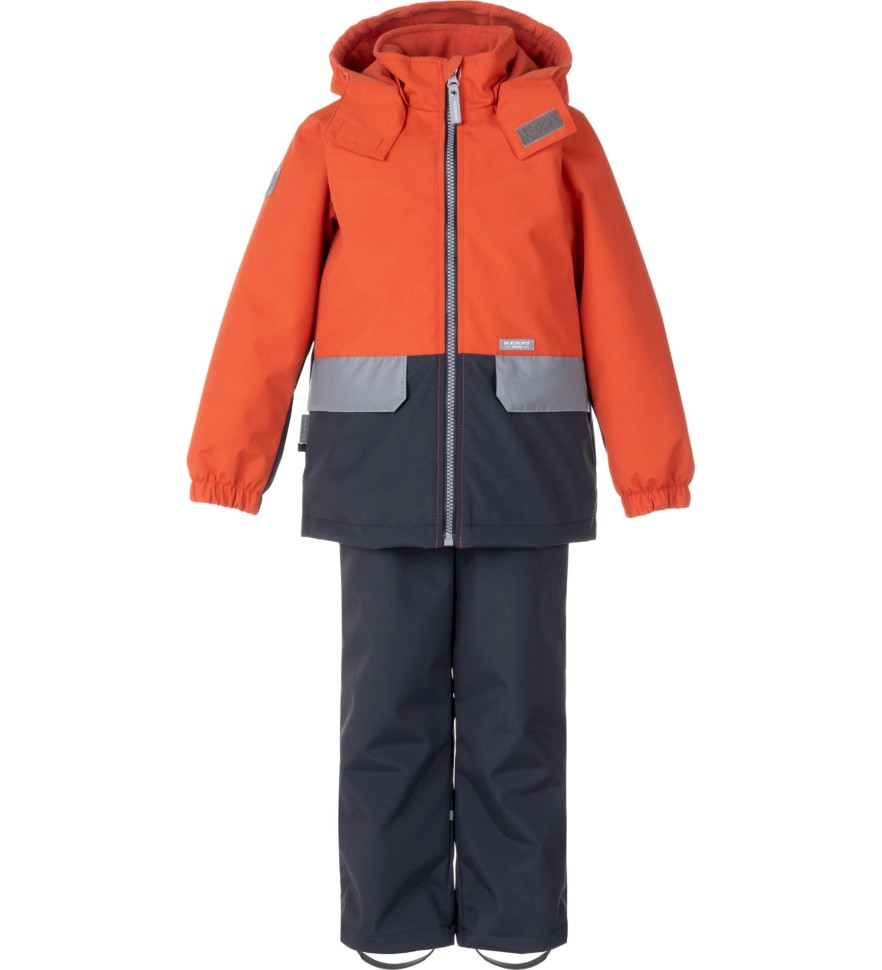 Комплект демисезонный Kerry TOM K24020-457 (оранжевый, графит)