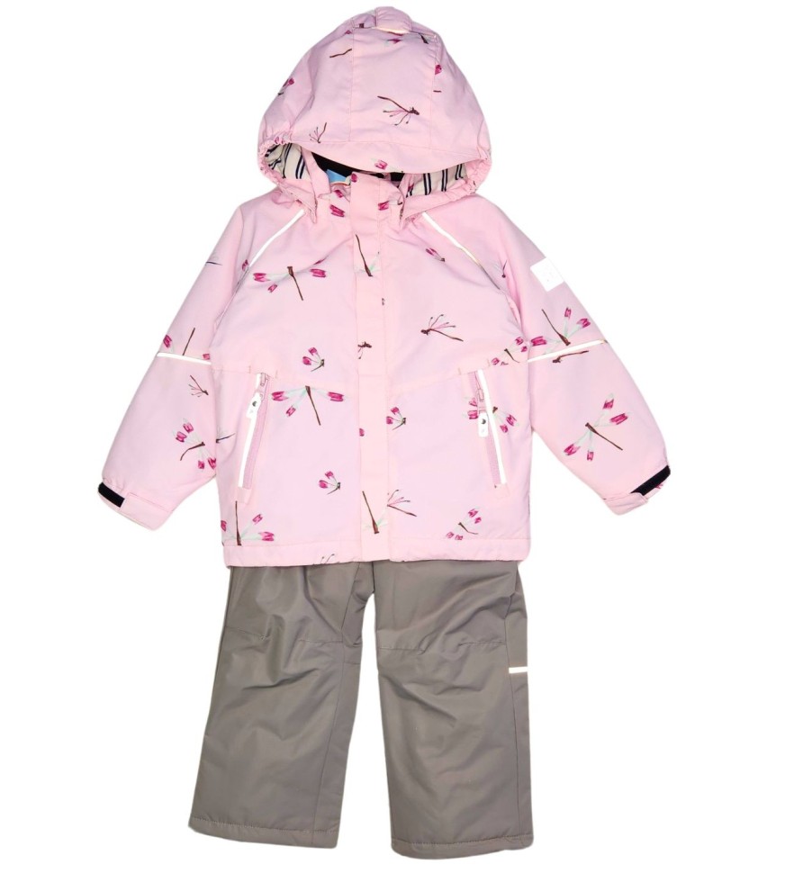 Комплект демисезонный PogoKids PG88268-15 (нежно-розовый, серый)