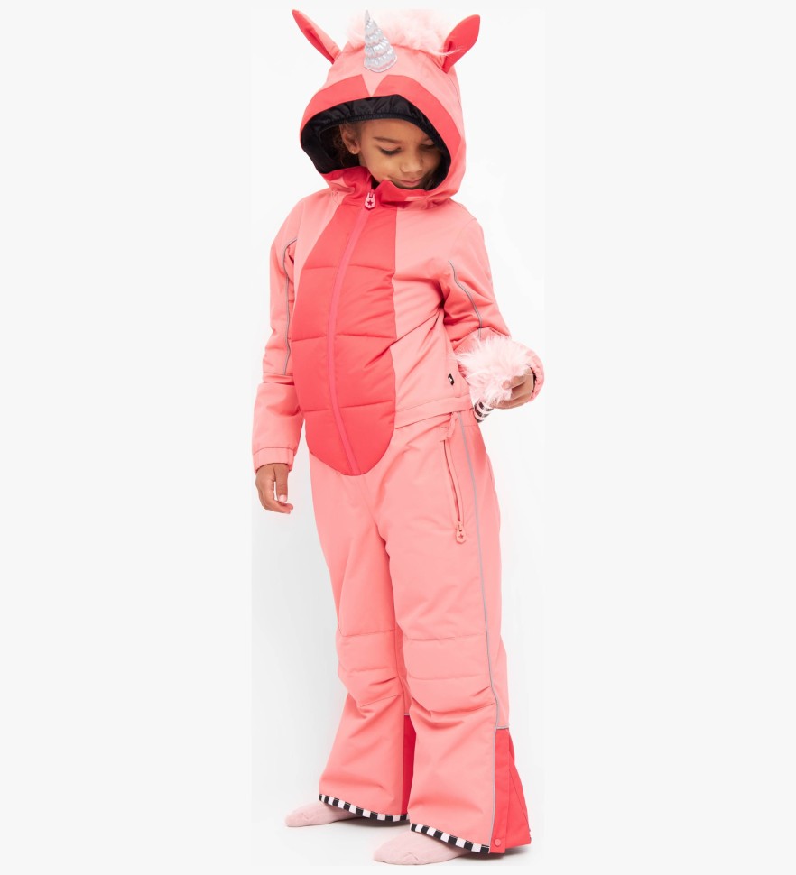Комбинезон зимний WeeDo Unicorn Silver (Единорог с серебряным рогом)