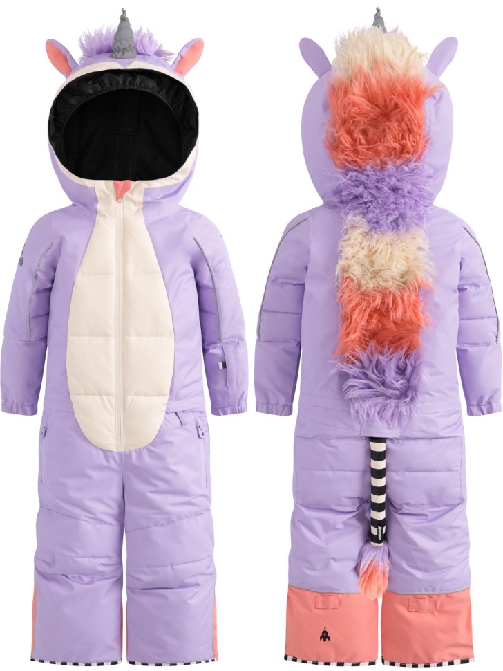 Комбинезон зимний WeeDo UNIDO Lila Unicorn (Лиловый Единорог)