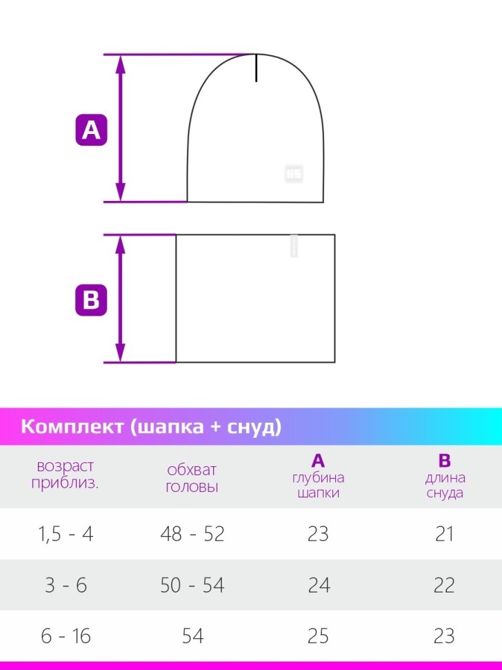 Демисезонный комплект NikaStyle из шапки и снуда 12л6421 розовый