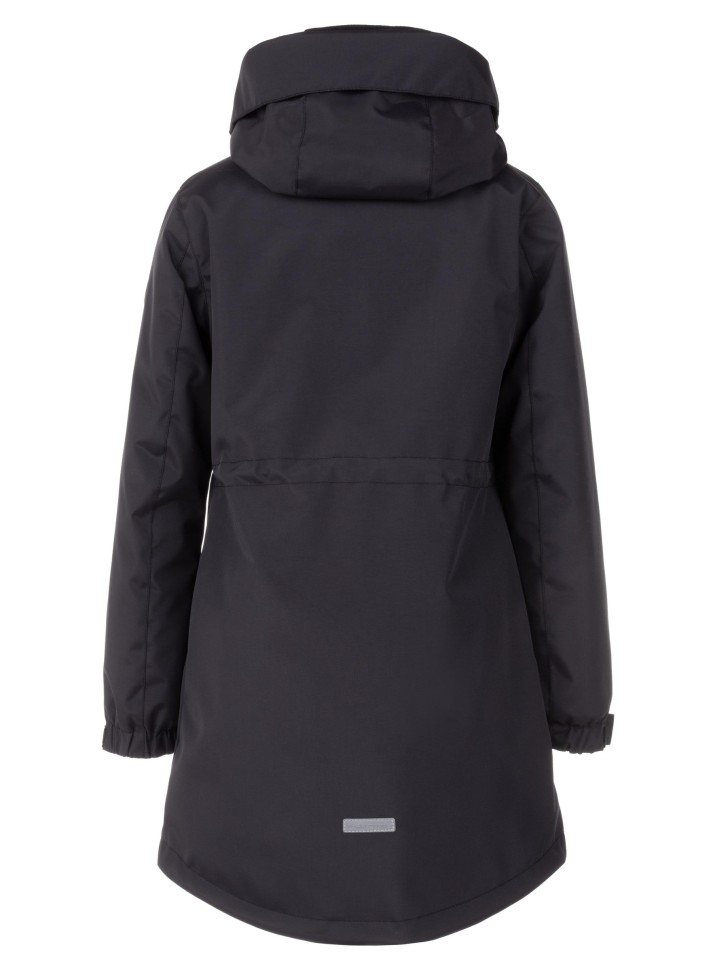 Куртка-парка демисезонная Kerry MAY K25066-042 чёрного цвета для девочки