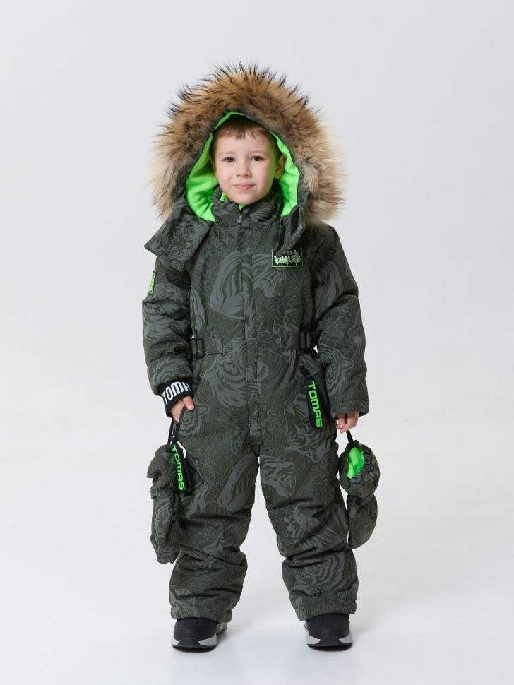 Комбинезон зимний IceTomas Вираж W25_31125-01 (Тигр Наутилус, хаки)