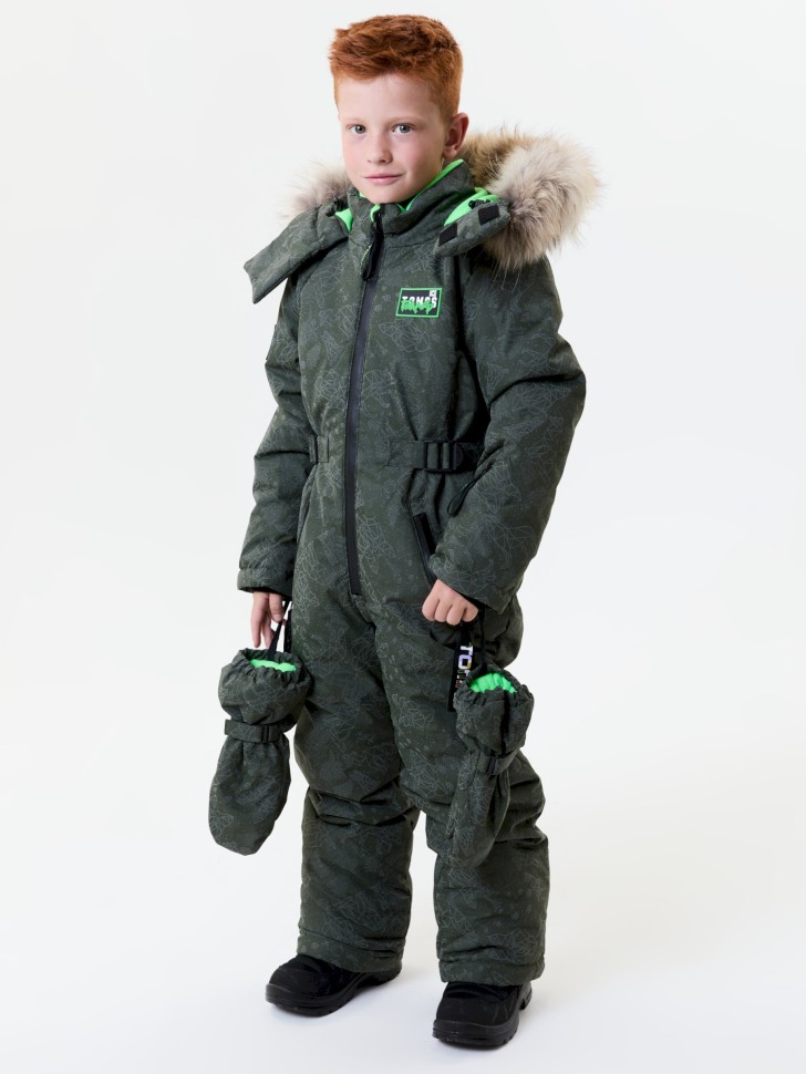 Комбинезон зимний IceTomas Форсаж 031159 (Волки Наутилус, хаки)