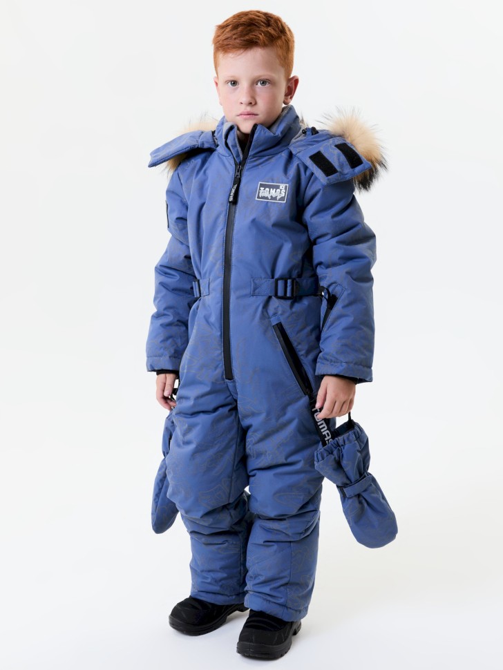 Комбинезон зимний IceTomas Форсаж 031159 (Фристайл, серо-голубой)
